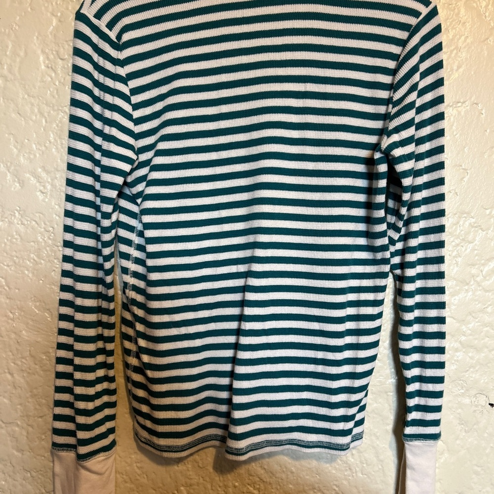 Victoria's‎ Secret Striped Teal and White Top size small - Picture 6 of 7